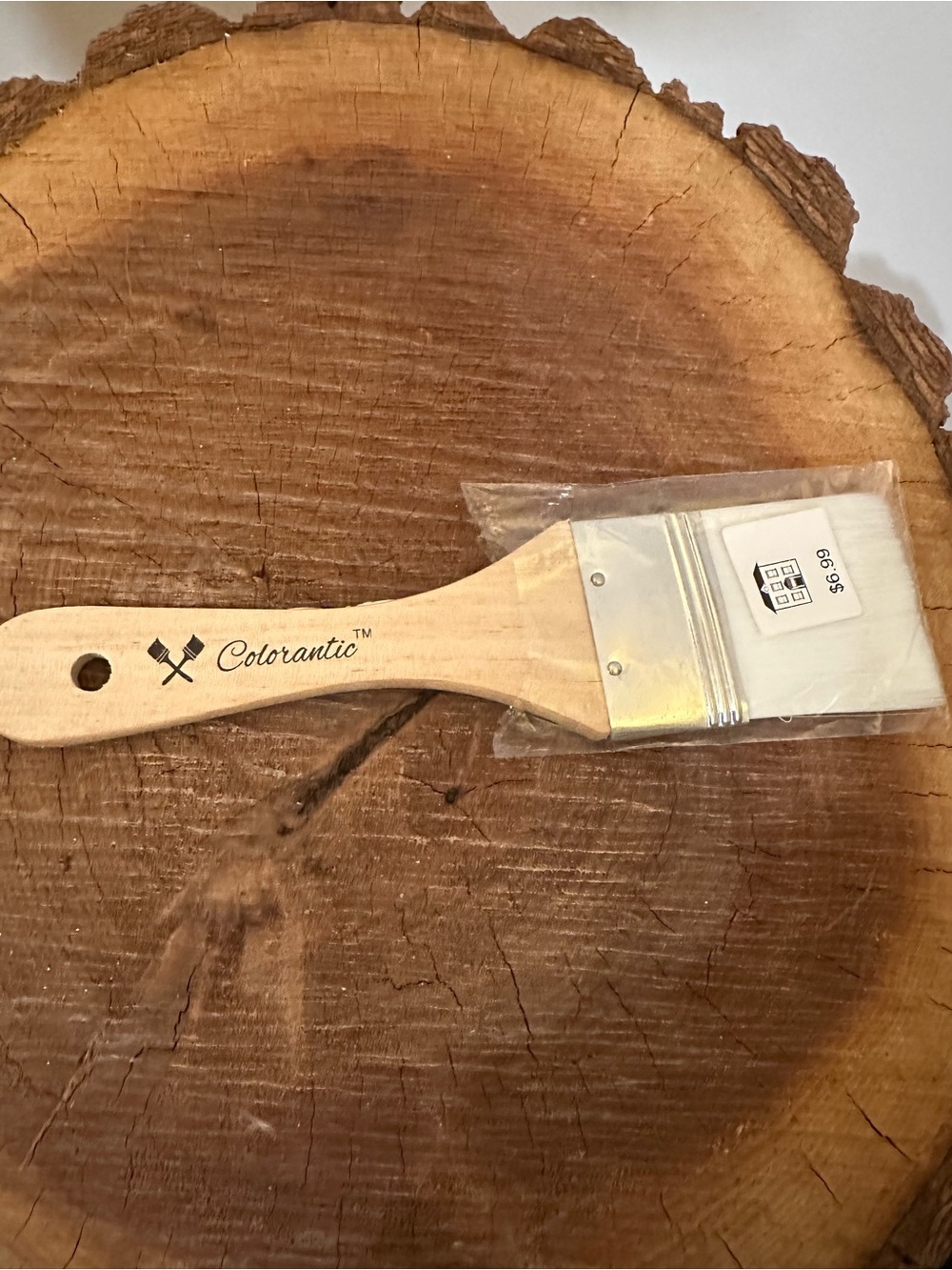 Natural Wood Handle Paint Brush - Chalk Paint 🎨 Brush  + Wax application brush